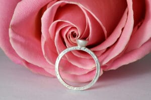tourmaline in white gold