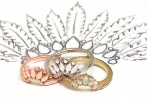Zoe Pook headdress rings