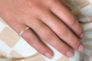 white gold with twist