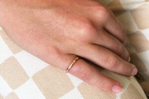 rose gold with diamonds