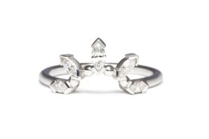 18ct gold with diamonds