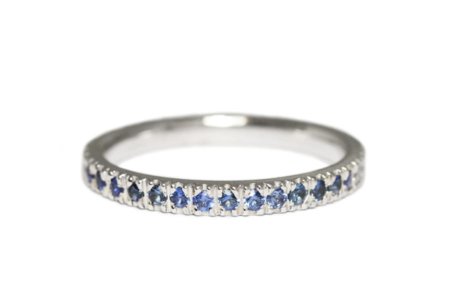 Sapphire hot sale ombre ring