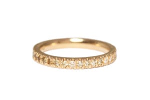 rose gold with champagne diamonds