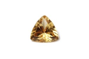 Imperial topaz trilliant