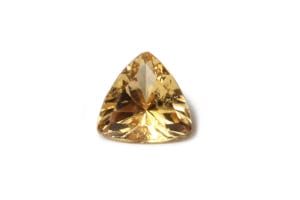 Imperial topaz trilliant