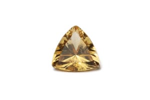 Imperial topaz trilliant