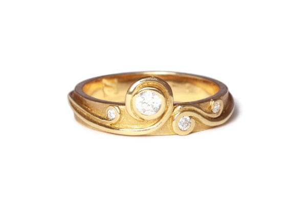 Fern engagement ring