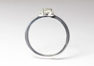Macle diamond in 18ct Fairtrade gold