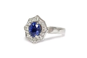 Sapphire in 18ct Fairtrade Gold