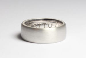 18ct Fairtrade white gold and diamonds set
