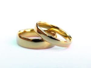 Recycled 9ct Yellow Gold Wedding Bands