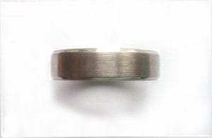Recycled Palladium Wedding Band