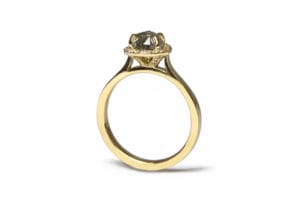 18ctFairtradegold salt and pepper diamond