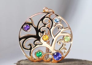 18ct Fairtrade rose gold with precious gems by Zoe Pook Jewellery