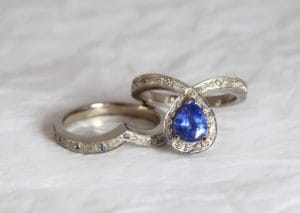 18ct Fairtrade gold with Australian gems