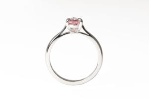 18ct gold with morganite