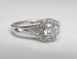 18ct Fairtrade gold with Australian diamonds