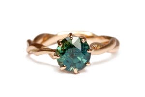 18ct rose gold with Australian sapphire
