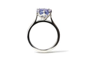 platinum, tanzanite, engraving