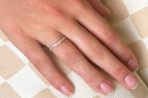 silver twist ring