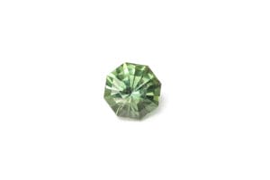 Green Australian octagonal sapphire