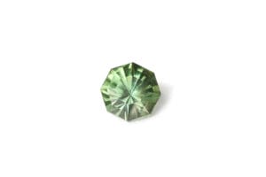Green Australian octagonal sapphire