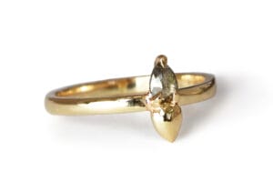 salt and pepper diamond yellow gold