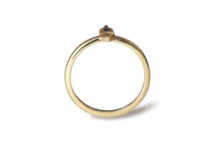 salt and pepper diamond yellow gold
