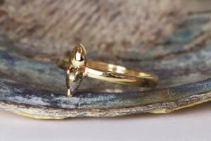 salt and pepper diamond yellow gold