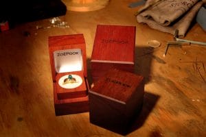 wooden ring box