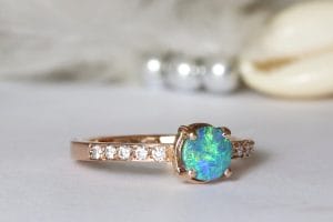 opal diamonds rose gold