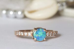 opal diamonds rose gold