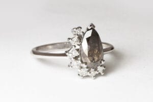 salt and pepper, white diamonds