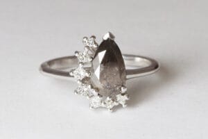 salt and pepper, white diamonds