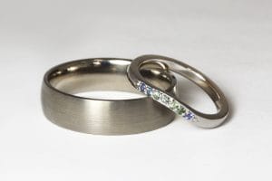 titanium platinum sapphires