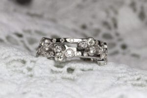 Diamonds white gold