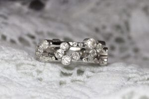 Diamonds white gold