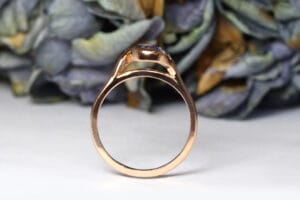 ceylon sapphire in rose gold