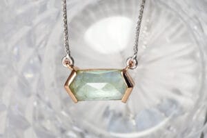 green beryl pendant