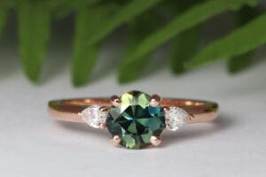 Aussie sapphire and diamonds