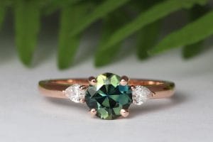 Aussie sapphire and diamonds