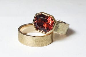 tourmaline yellow gold