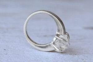 Herkimer diamond ring