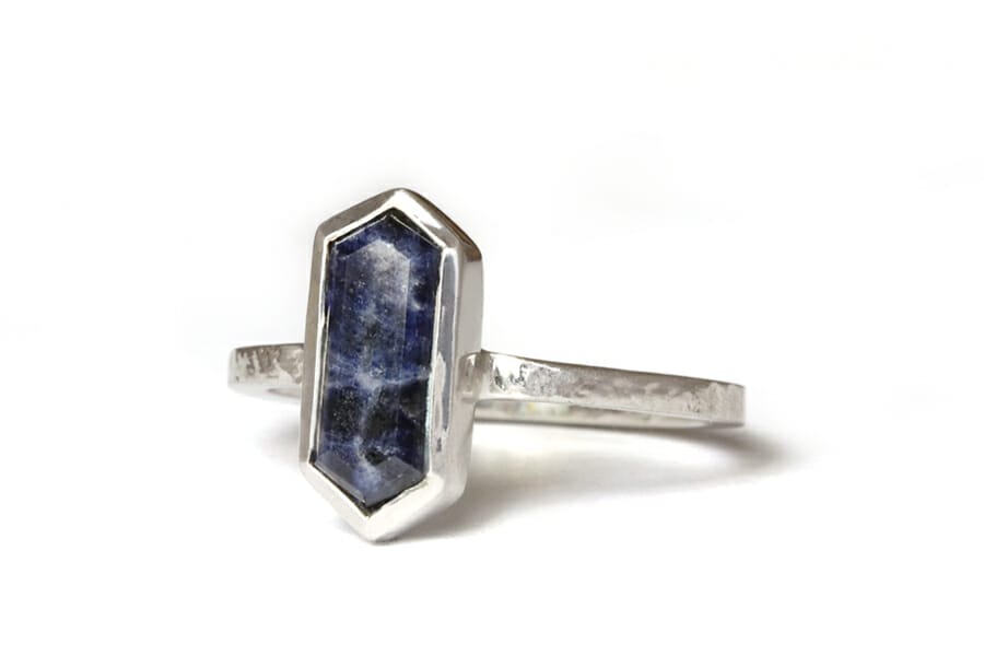 Arctic Moon Sapphire Ring