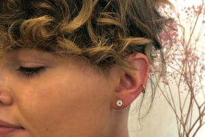 Geode earring pic