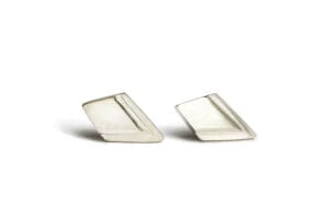 Art Deco silver earrings