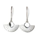 Art Deco silver earrings