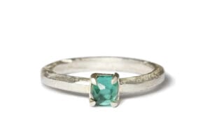 green tourmaline ring