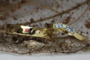yellow gold bespoke bands