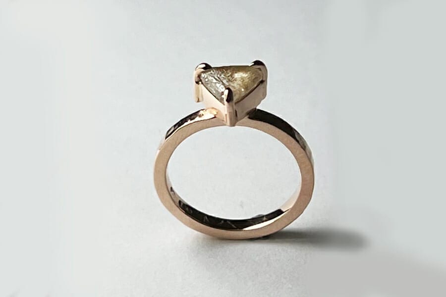 macle diamond rose gold